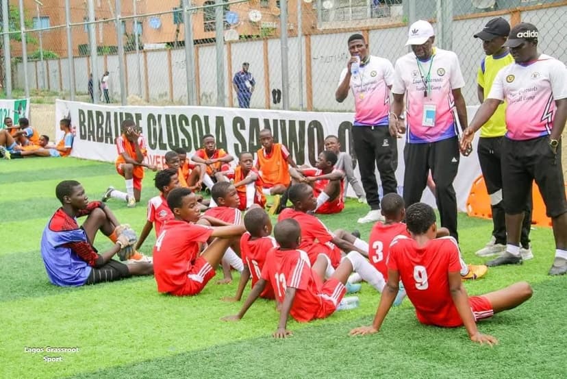 Community sports training session